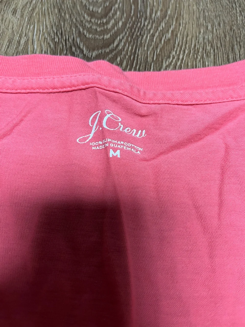 J Crew Women's Size Medium V-Neck Short Sleeve Top - Pink
